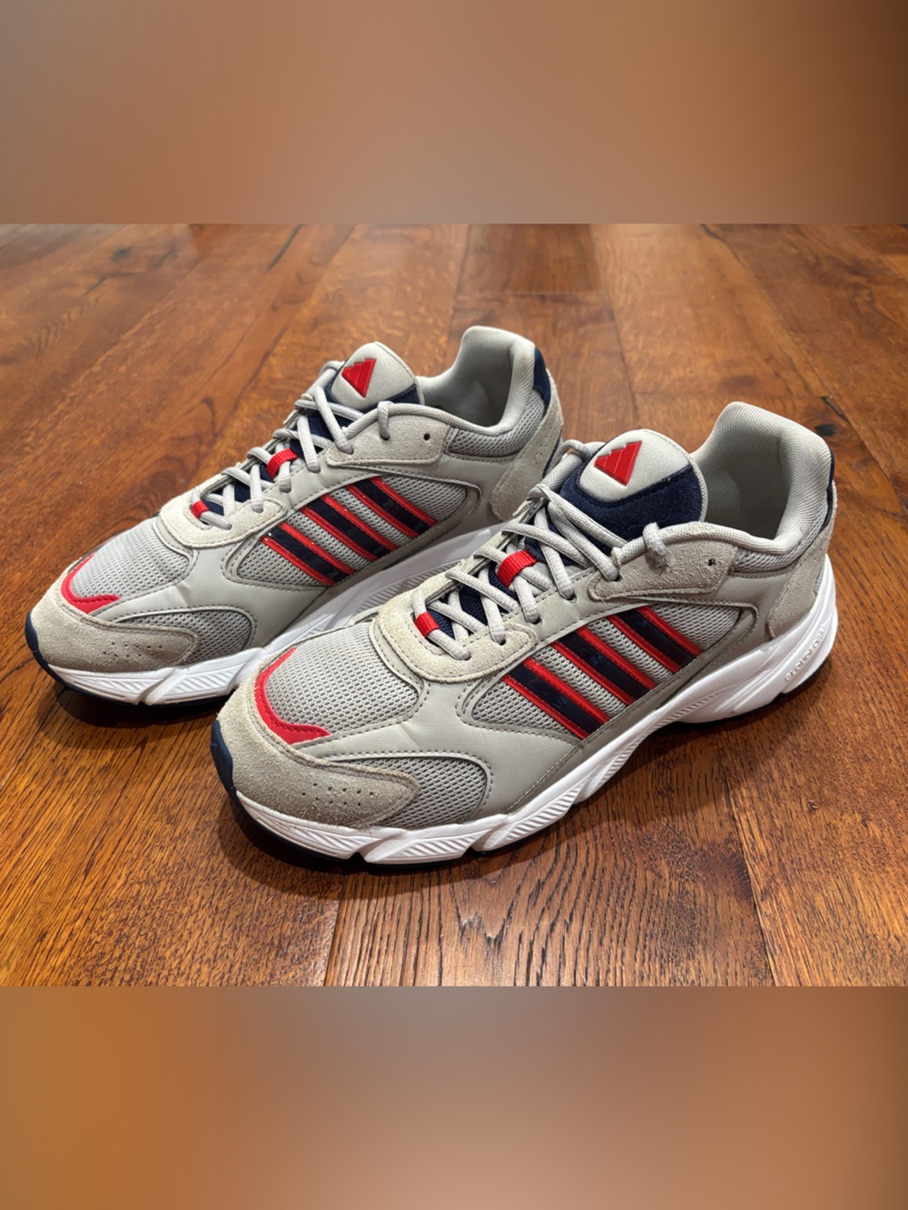 Adidas Crazychaos 2000 Men's Gray and Red Athletic Sneakers